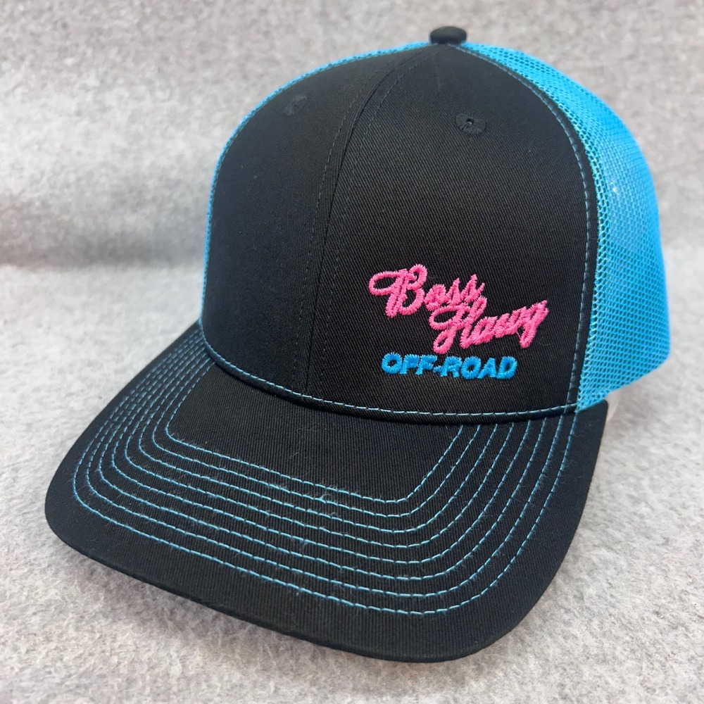 Boss Hawg Off-Road Unisex Black Pink Outdoor Cap Trucker Hat Snapback OSFM